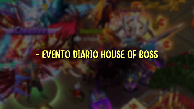 – EVENTO DIARIO HOUSE OF BOSS